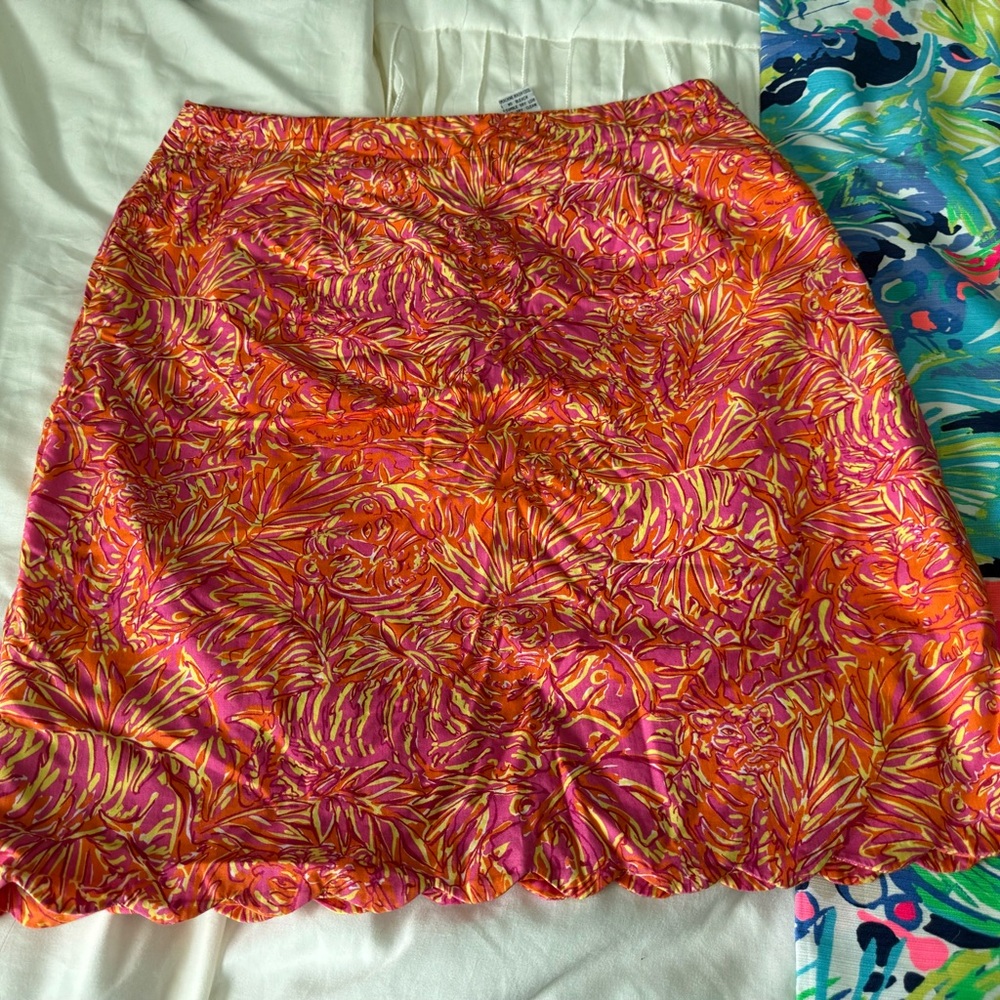 Orange and Pink Lilly Pulitzer Skirt